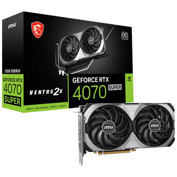 MSI GeForce RTX 4070 SUPER 12G Ventus 2X OC