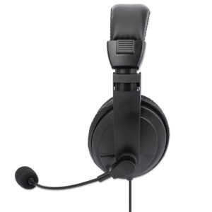 AUDIFONO MANHATTAN C/MICROFONO USB MEDIANO, CONTROL INTEGRADO 179843